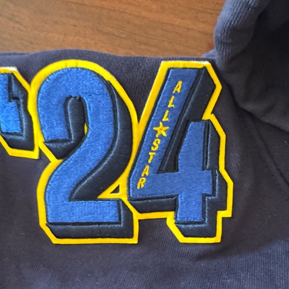 Pro Stanard 100% Cotton NBA All-Star 2024 Patch Memphis Grizzlies Hoodie - Picture 10 of 14